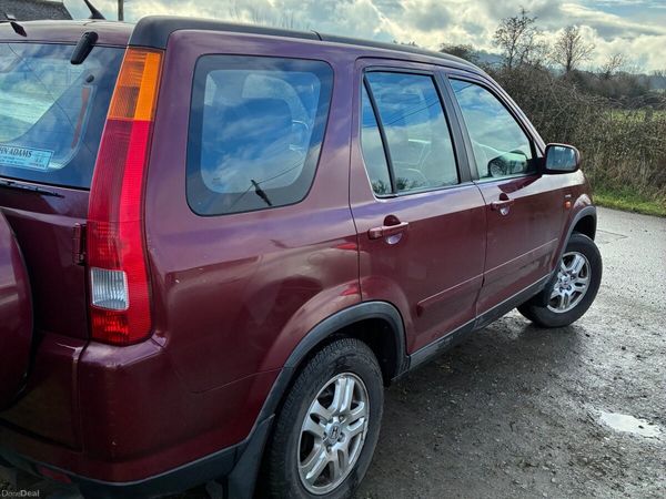 Honda CR-V SUV, Petrol, 2002, Red