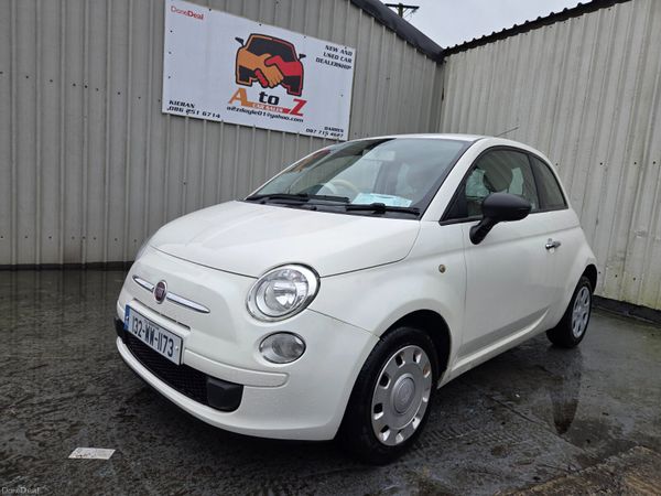 Fiat 500 Hatchback, Petrol, 2013, White