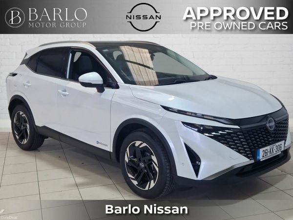 Nissan Qashqai MPV, Petrol Hybrid, 2026, White