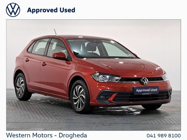 Volkswagen Polo Hatchback, Petrol, 2023, Red