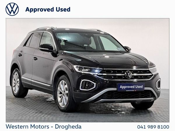 Volkswagen T-Roc SUV, Petrol, 2023, Black