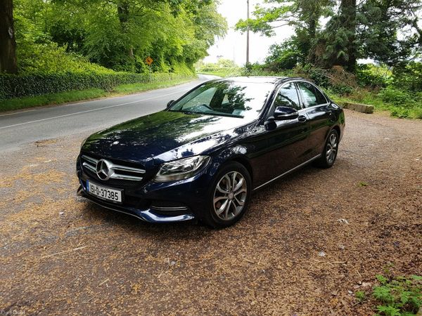 Mercedes-Benz C-Class Saloon, Petrol, 2015, Blue