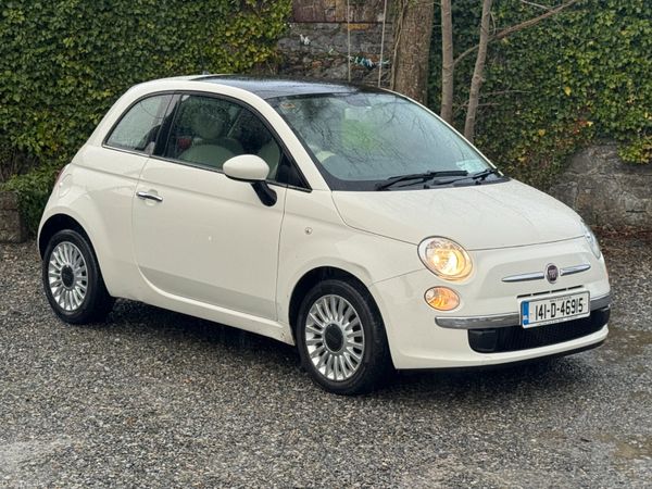 Fiat 500 Hatchback, Petrol, 2014, White