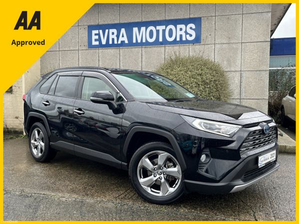 Toyota RAV4 SUV, Petrol Hybrid, 2021, Black
