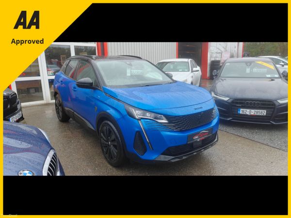 Peugeot 3008 SUV, Petrol Plug-in Hybrid, 2021, Blue