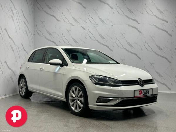 Volkswagen Golf Hatchback, Petrol, 2018, White