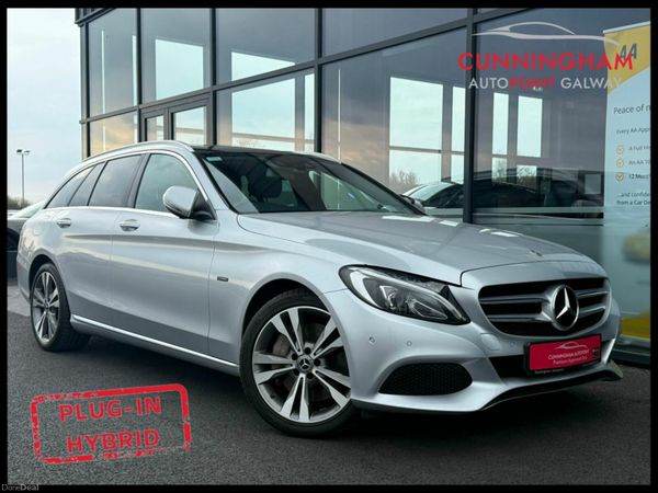 Mercedes-Benz C-Class Estate, Petrol Plug-in Hybrid, 2018, Silver