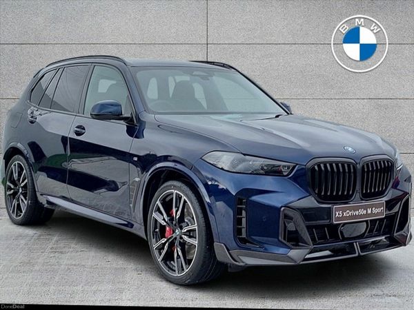 BMW X5 SUV, Petrol Plug-in Hybrid, 2026, Blue