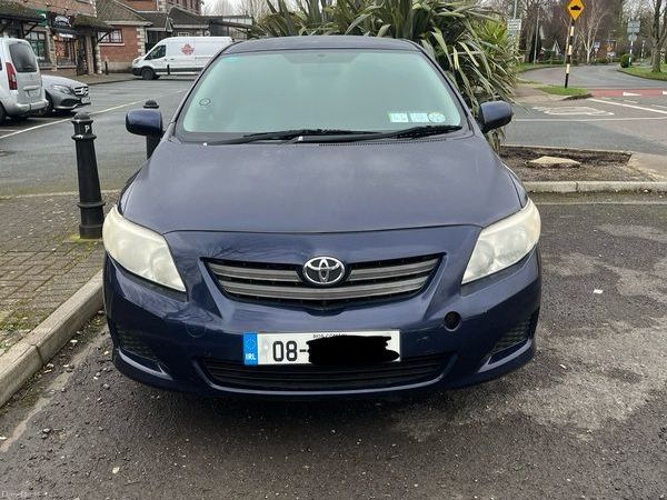 Toyota Corolla Saloon, Petrol, 2008, Blue