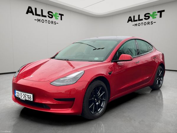 Tesla Model 3 Saloon, Electric, 2022, Red