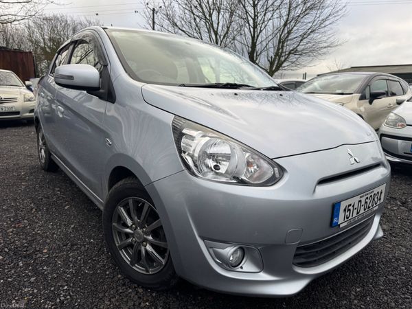 Mitsubishi Mirage Hatchback, Petrol, 2015, Silver