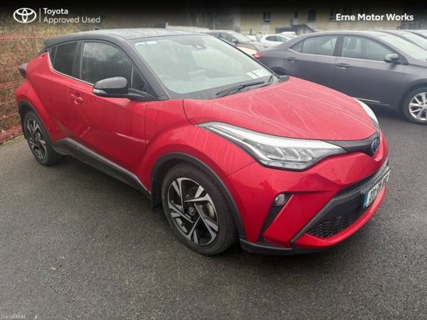 Toyota C-HR SUV, Petrol Hybrid, 2023, Red