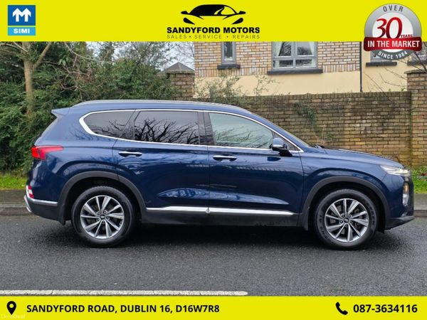 Hyundai Santa Fe Estate, Diesel, 2019, Blue