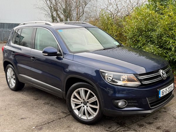 Volkswagen Tiguan SUV, Diesel, 2016, Blue