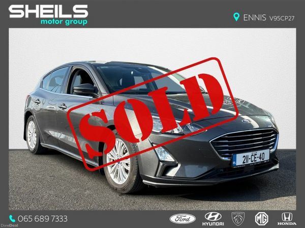 Ford Focus Hatchback, Petrol Hybrid, 2021, Grey