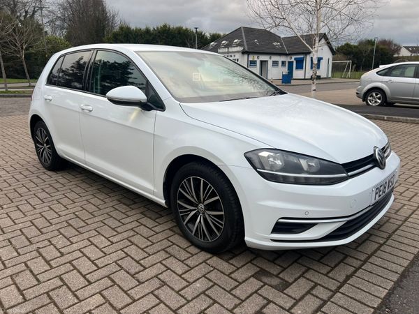 Volkswagen Golf Hatchback, Diesel, 2018, White