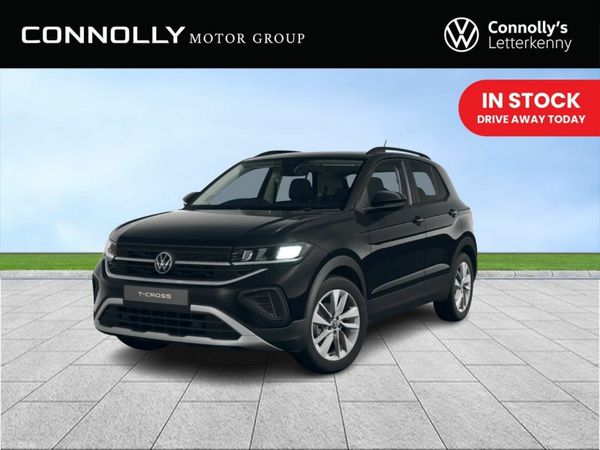 Volkswagen T-Cross SUV, Petrol, 2026, Black