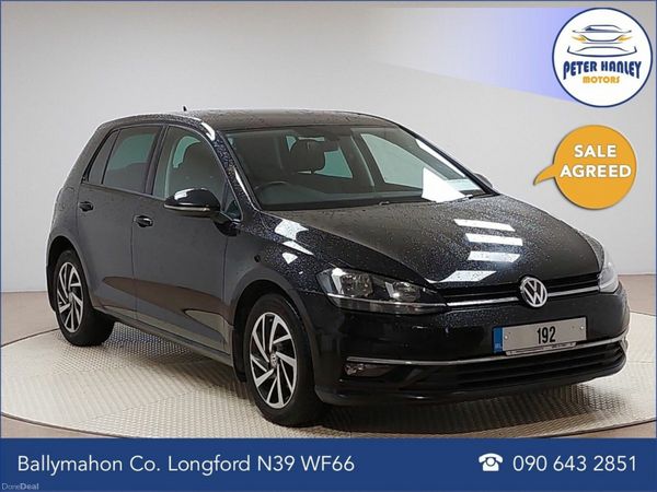 Volkswagen Golf Hatchback, Diesel, 2019, Black