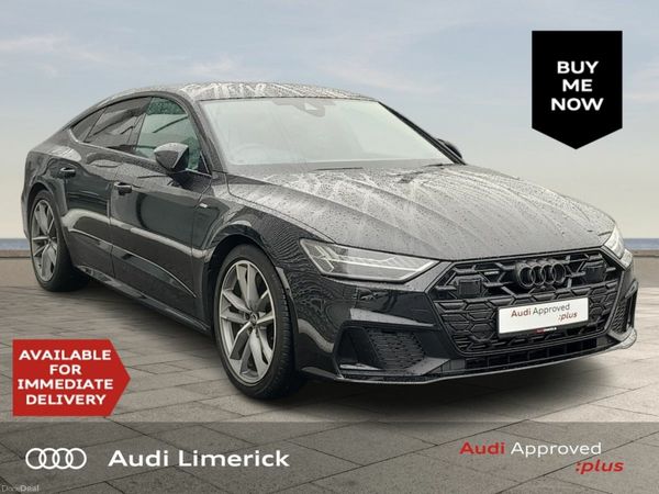 Audi A7 Hatchback, Petrol Plug-in Hybrid, 2025, Black
