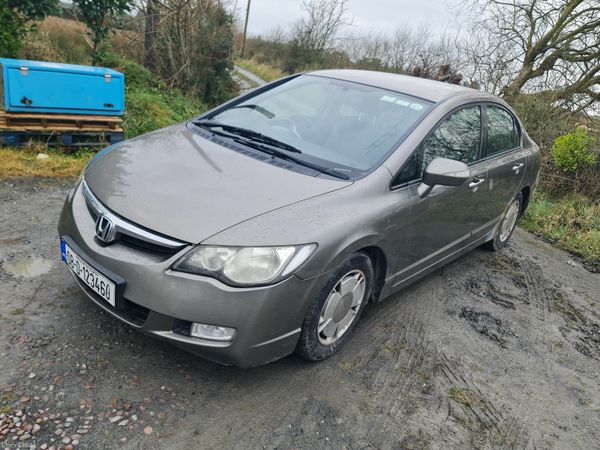 Honda Civic Saloon, Petrol Hybrid, 2008, Grey