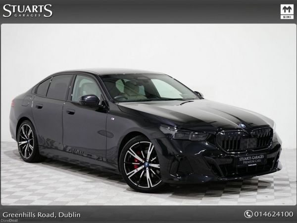 BMW 5-Series Saloon, Petrol Plug-in Hybrid, 2025, Black