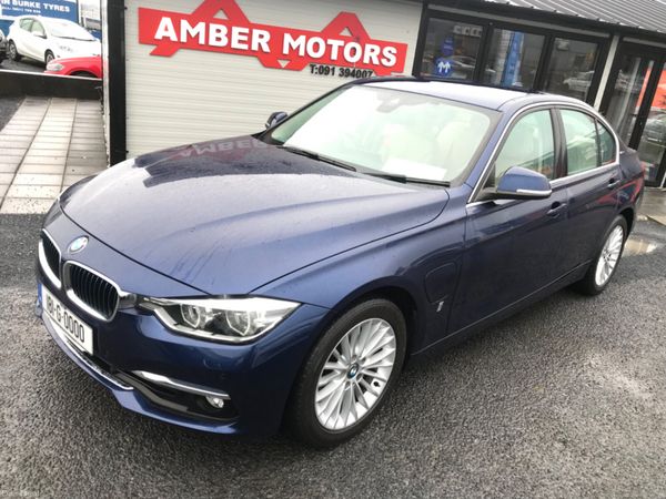 BMW 3-Series Saloon, Petrol Hybrid, 2018, White