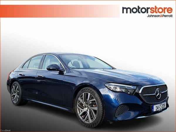 Mercedes-Benz E-Class Saloon, Diesel Hybrid, 2024, Blue
