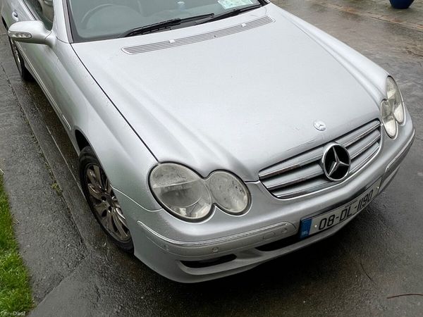 Mercedes-Benz CLK Coupe, Petrol, 2008, Silver