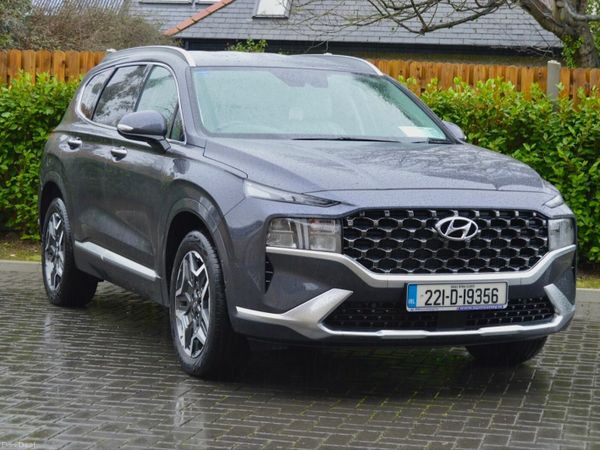 Hyundai Santa Fe SUV, Petrol Plug-in Hybrid, 2022, Blue