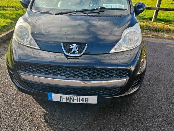 Peugeot 107 Hatchback, Petrol, 2011, Black