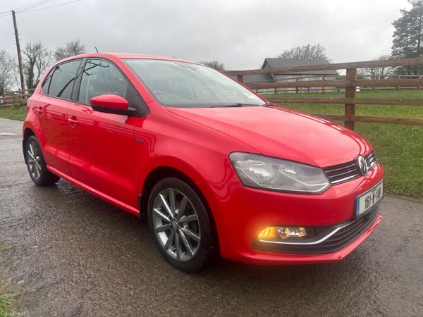 Volkswagen Polo Hatchback, Petrol, 2016, Red