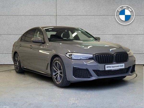 BMW 5-Series Saloon, Petrol Plug-in Hybrid, 2022, Grey
