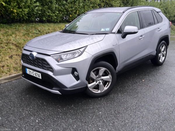 Toyota RAV4 SUV, Petrol Hybrid, 2021, Grey