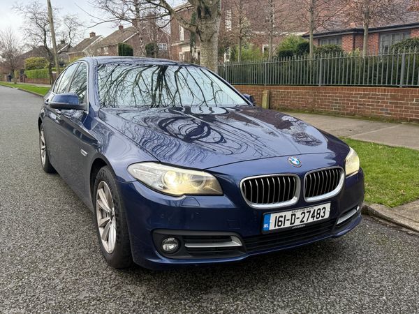 BMW 5-Series Saloon, Diesel, 2016, Blue