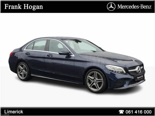 Mercedes-Benz C-Class Saloon, Petrol Hybrid, 2020, Blue