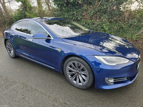 Tesla Model S Hatchback, Electric, 2017, Blue