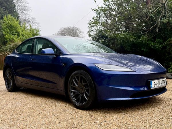 Tesla Model 3 Saloon, Electric, 2024, Blue