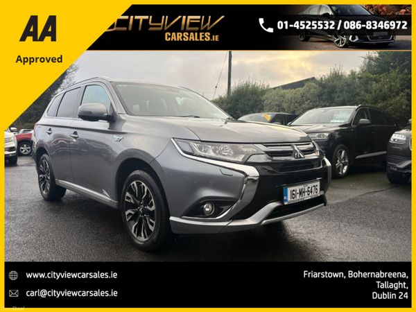 Mitsubishi Outlander SUV, Petrol Hybrid, 2016, Grey