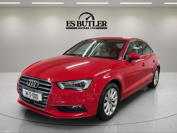 Audi A3 Saloon, Petrol, 2014, Red