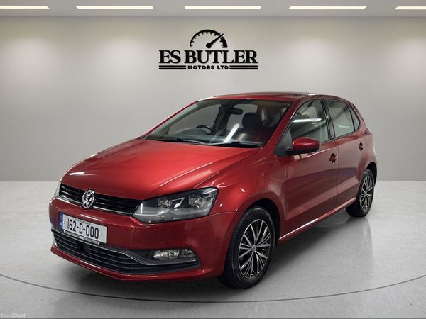Volkswagen Polo Hatchback, Petrol, 2016, Red