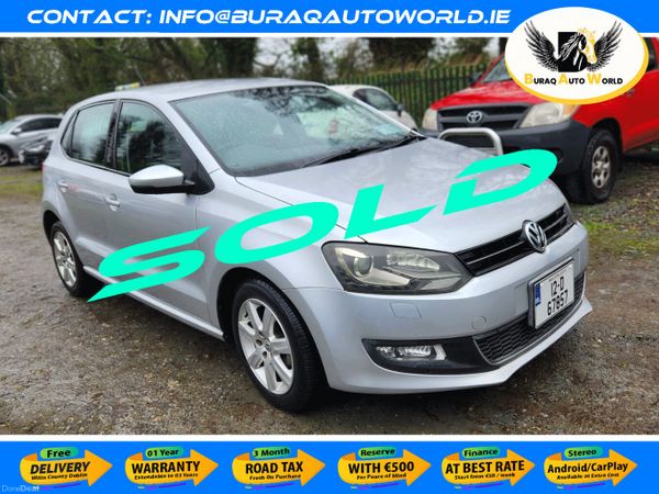 Volkswagen Polo Hatchback, Petrol, 2012, Silver
