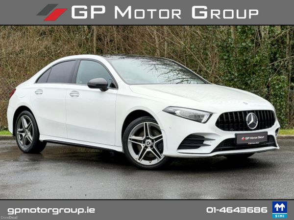 Mercedes-Benz A-Class Saloon, Petrol Plug-in Hybrid, 2020, White