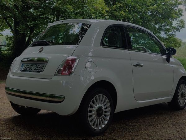 Fiat 500 Hatchback, Petrol, 2013, White