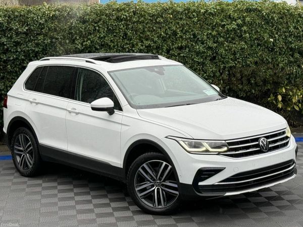Volkswagen Tiguan Estate, Petrol Plug-in Hybrid, 2023, White