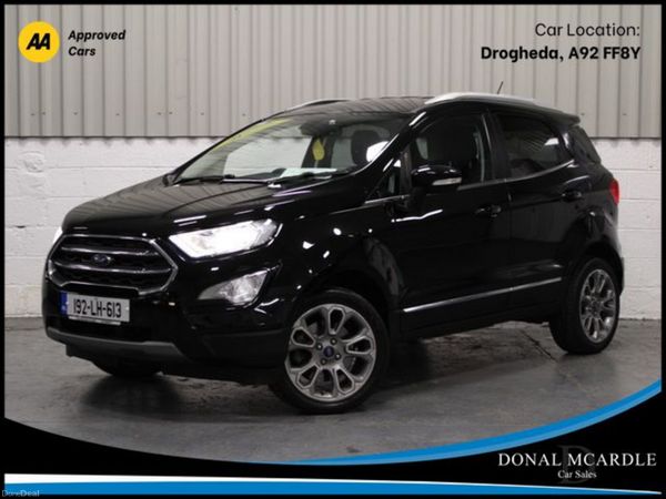 Ford EcoSport SUV, Petrol, 2019, Black