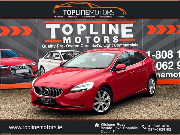 Volvo V40 Hatchback, Diesel, 2018, Red