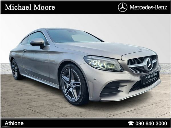Mercedes-Benz C-Class Coupe, Diesel, 2019, Silver