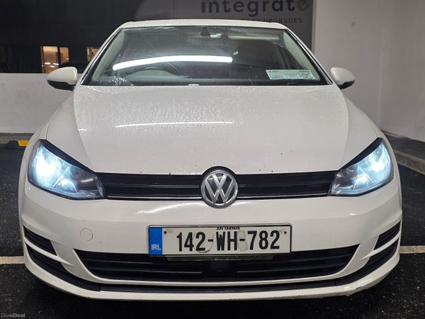 Volkswagen Golf Hatchback, Diesel, 2014, White
