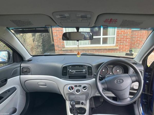 Hyundai Accent Saloon, Petrol, 2008, Blue