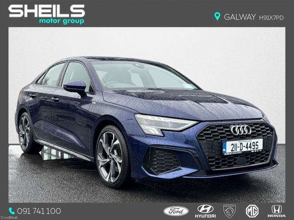 Audi A3 Saloon, Petrol, 2021, Blue